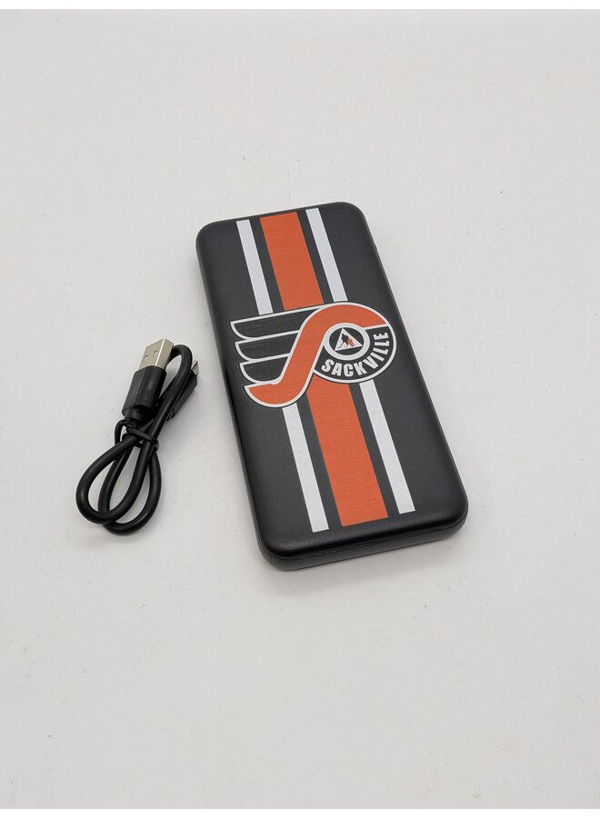 SACKVILLE FLYERS WIRELESS CHARGING POWER BANK 1000mah USB & USC