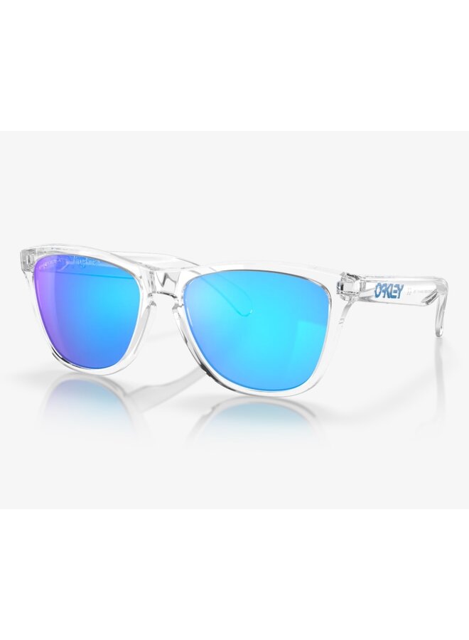 Oakley Frogskins Crystal Clear w/Prizm Sapphire Iridium
