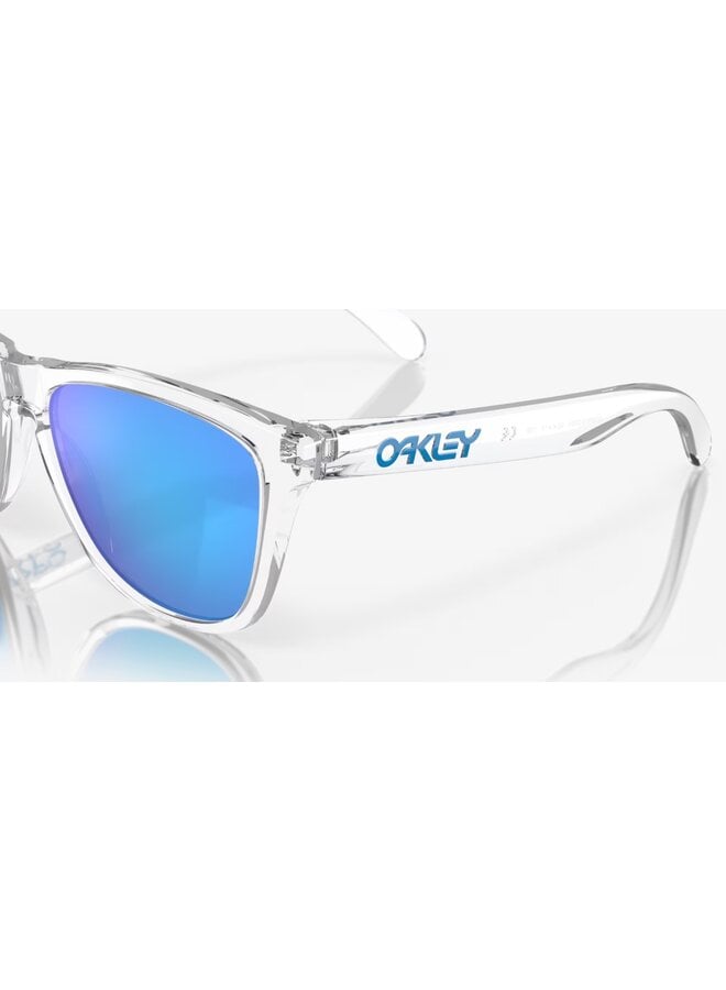 Oakley Frogskins Crystal Clear w/Prizm Sapphire Iridium