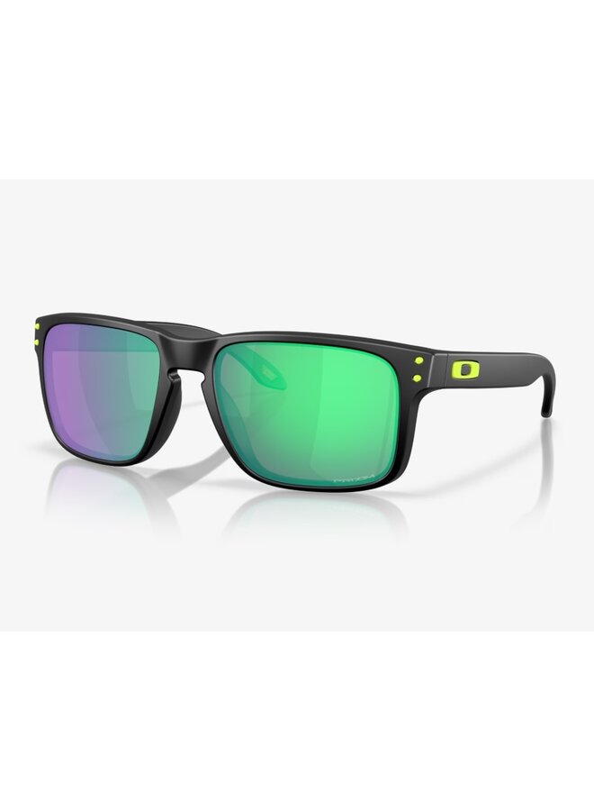 OAKLEY HOLBROOK - MATTE BLACK W/ PRIZM ROAD JADE