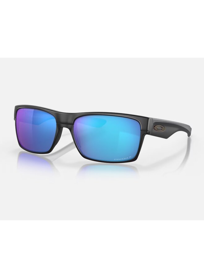 Oakley Two Face Matte Black w/ PRIZM Sapphire Polarized