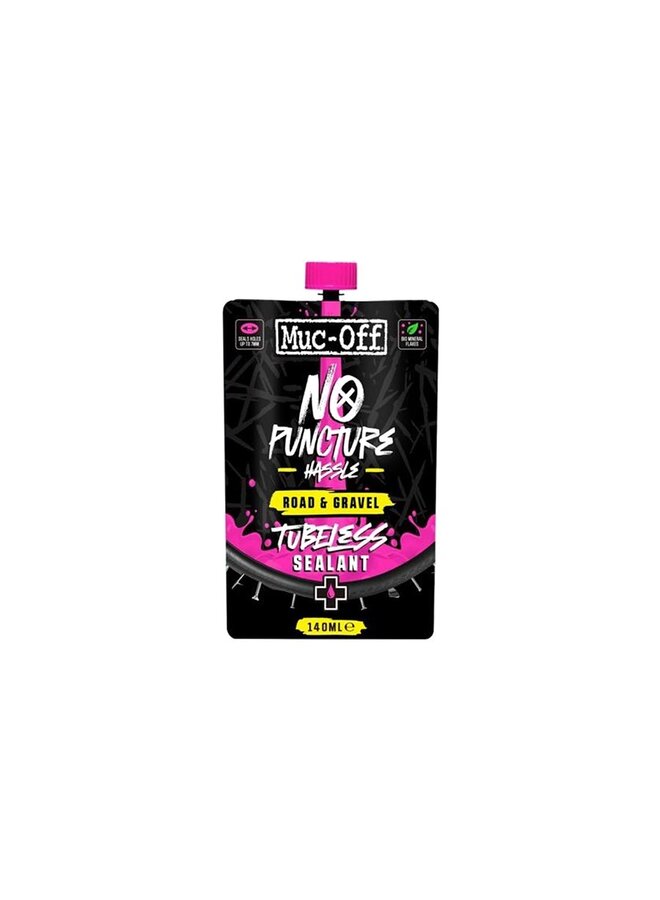 Muc-Off, Road & Gravel Tubeless Sealant, Tubeless Sealant, 140ml