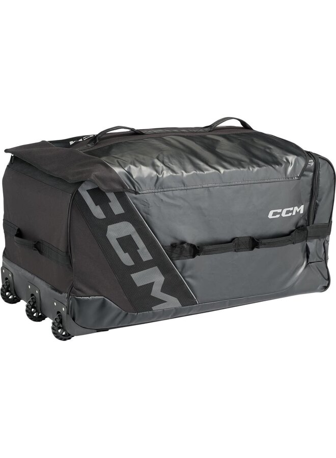 2025 CCM WHEELED GOALIE BAG 40" BLACK/WHITE