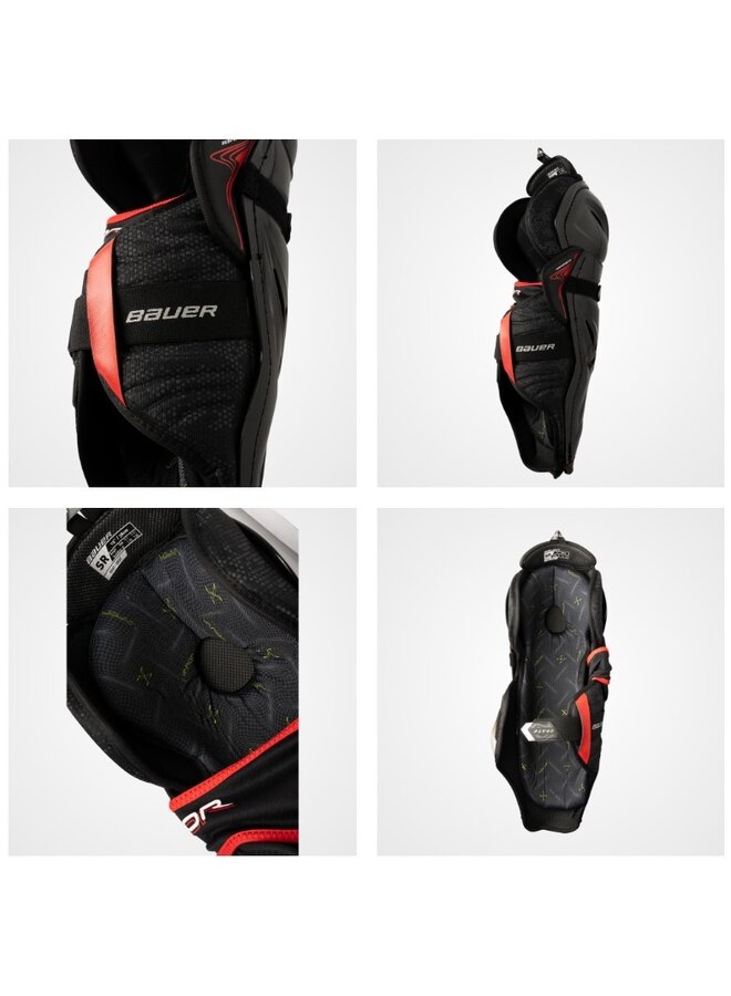 2025 BAUER SG VAPOR FLY40 SHIN GUARD SR