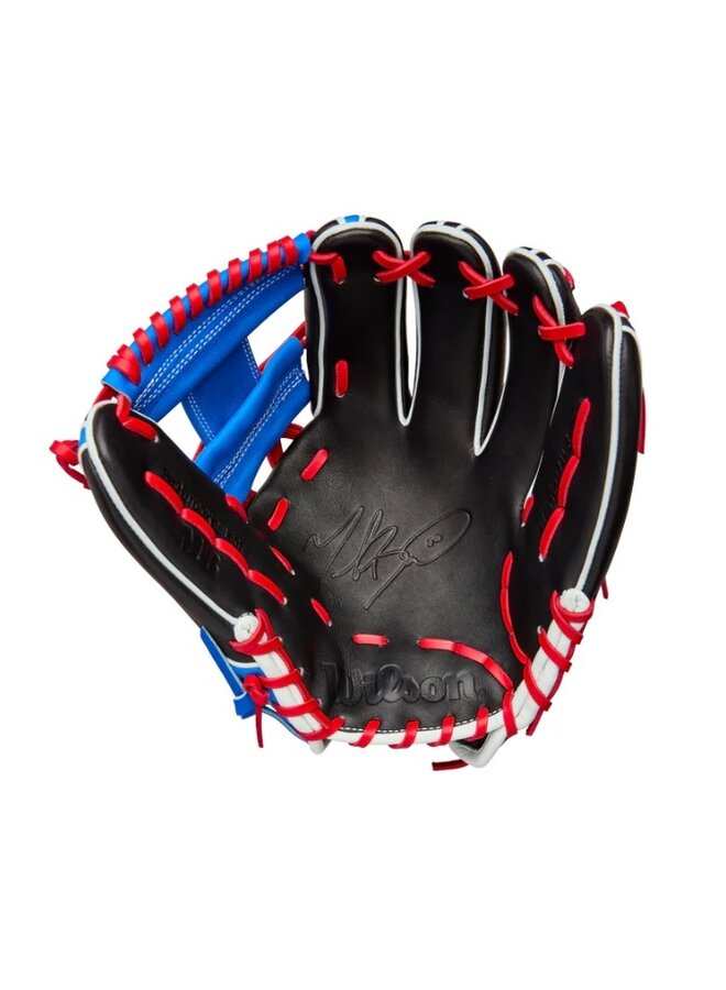 2025 FALL WILSON A2K MOOKIE BETTS GM 11.75" BLACK/ROYAL/RED