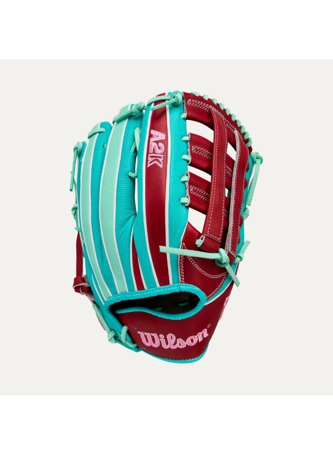 2025 FALL WILSON A2K MY7 12.5" BRICK RED / SEAFOAM