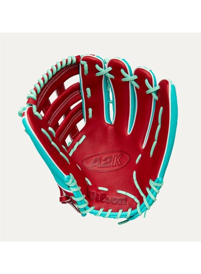 2025 FALL WILSON A2K MY7 12.5" BRICK RED / SEAFOAM