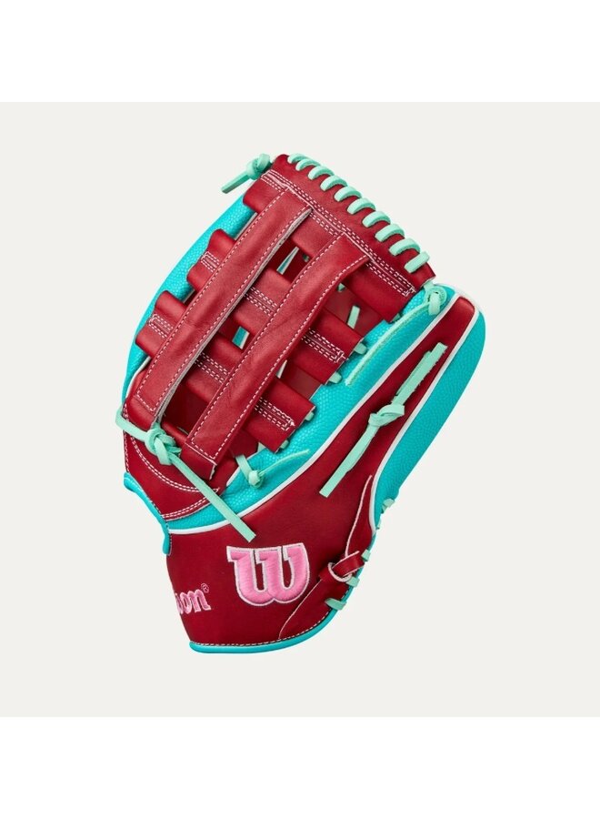 2025 FALL WILSON A2K MY7 12.5" BRICK RED / SEAFOAM