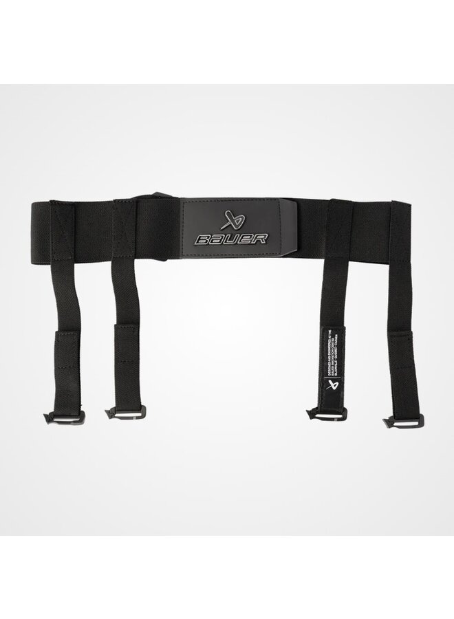 BAUER S25 GOALIE GARTER BELT EACH BLACK SR