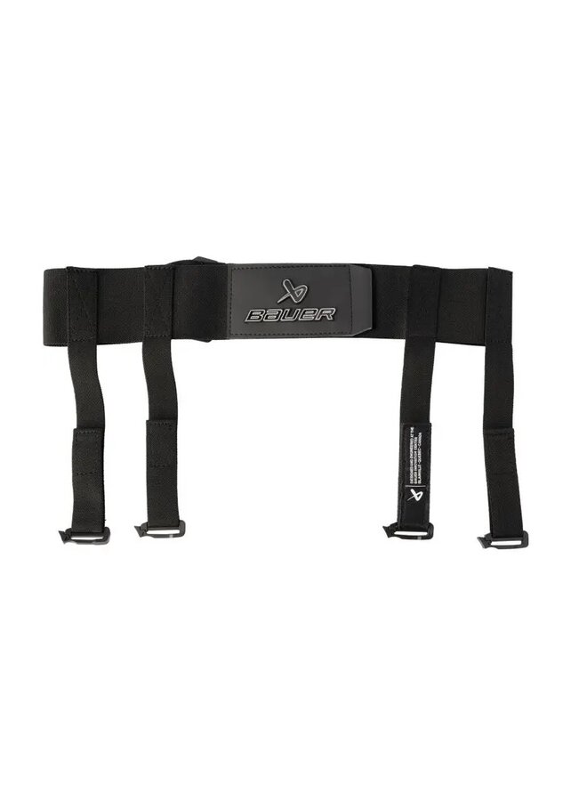 S25 BAUER GOALIE GARTER BELT EACH BLACK INTR