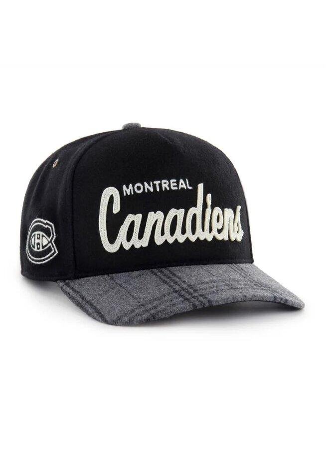 47 BRAND WINDOWPANE PLAID NHL SNAPBACK HAT OSFM