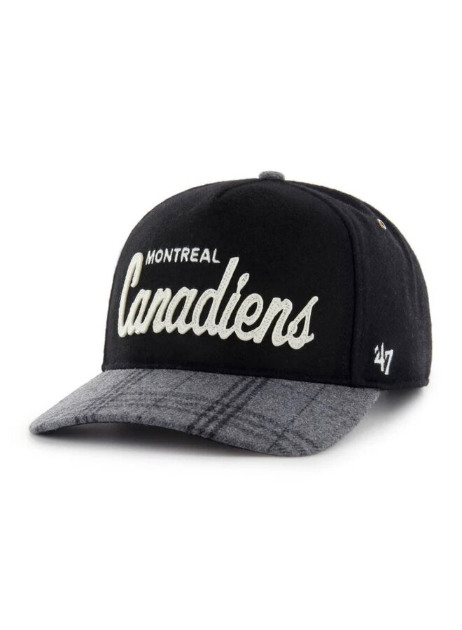 47 BRAND WINDOWPANE PLAID NHL SNAPBACK HAT OSFM