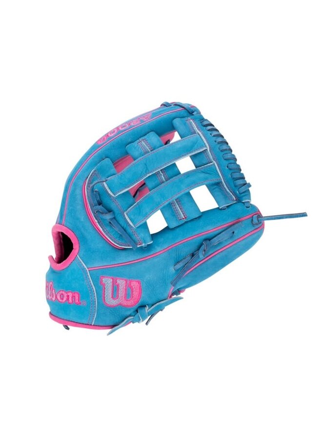 2025 FALL WILSON A2000 ELLY DE LA CRUZ GM 12" PINK / SKY BLUE