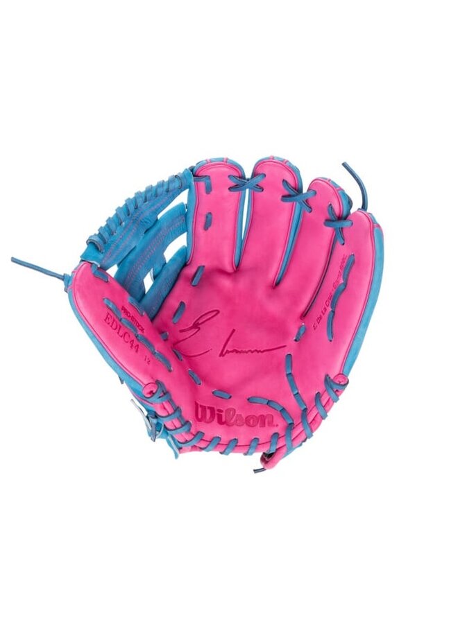 2025 FALL WILSON A2000 ELLY DE LA CRUZ GM 12" PINK / SKY BLUE