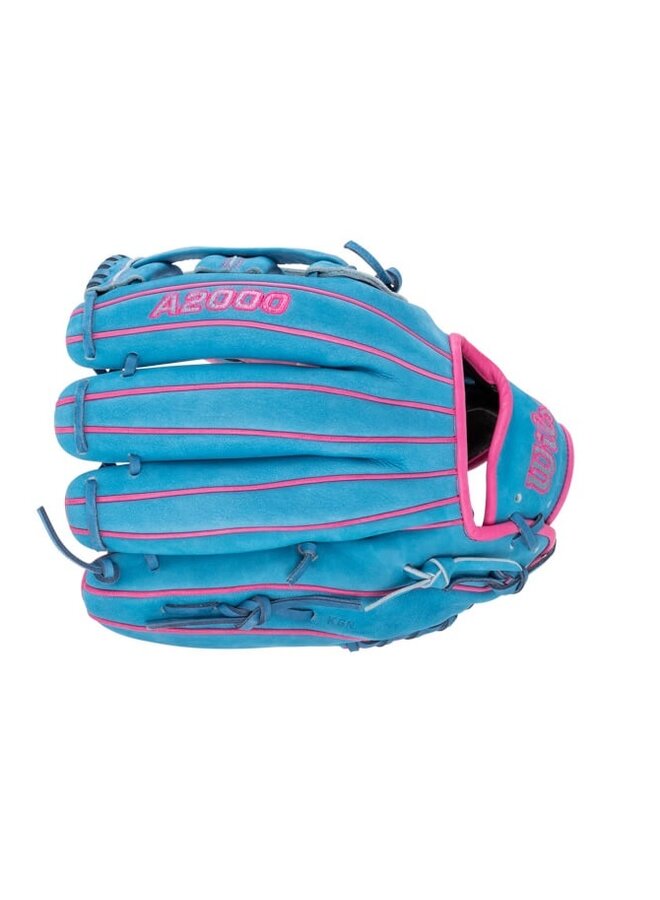 2025 FALL WILSON A2000 ELLY DE LA CRUZ GM 12" PINK / SKY BLUE