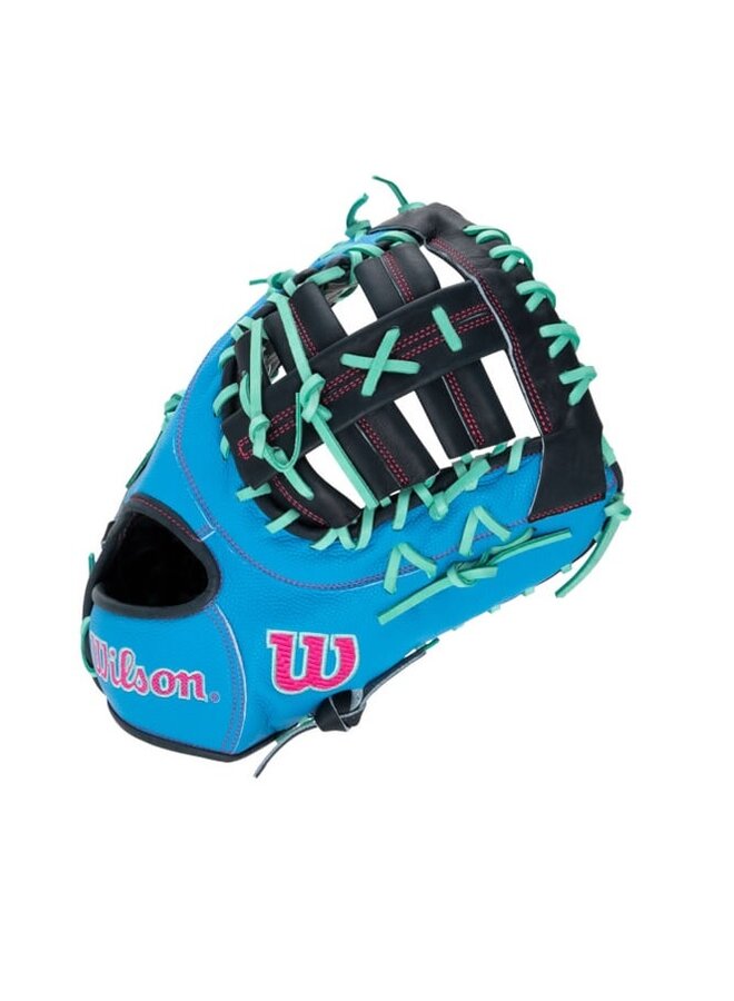 2025 FALL WILSON A2000 1677SS FIRST BASE 12.75" NAVY / SKY BLUE