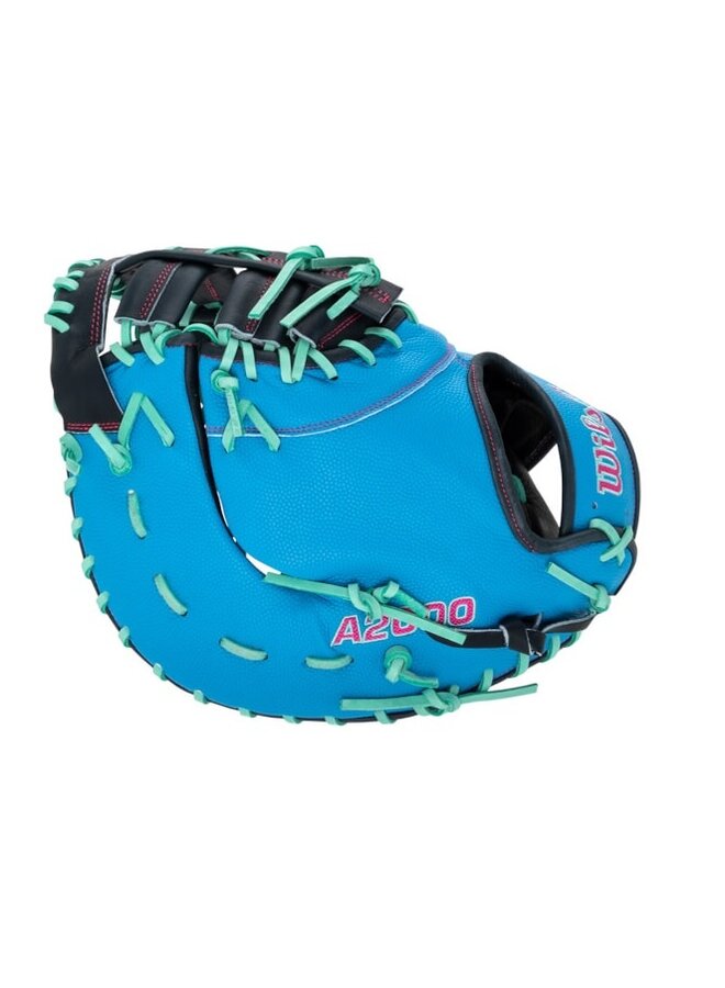 2025 FALL WILSON A2000 1677SS FIRST BASE 12.75" NAVY / SKY BLUE