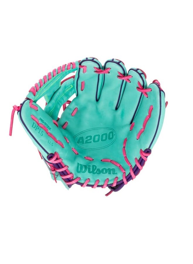 2025 FALL WILSON A2000 DP15SS 11.5" SEAFOAM /PINK / YELLOW