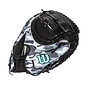 2025 FALL WILSON A2000 AUSTIN WELLS GM CATCHERS MITT 34" BLACK CAMO SEAFOAM