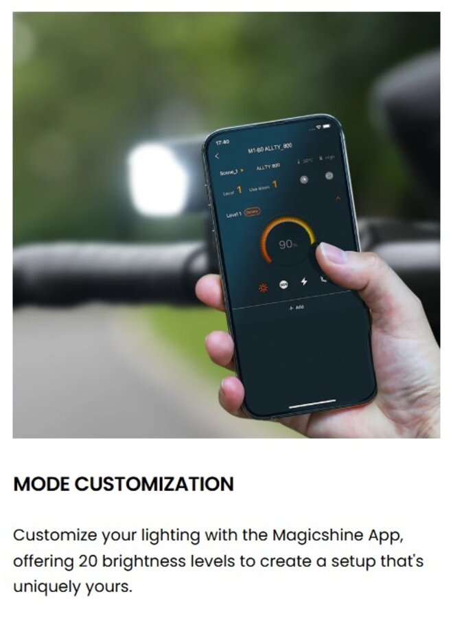 MAGICSHINE ALLTY 800 V2.0 FR LIGHT FTR