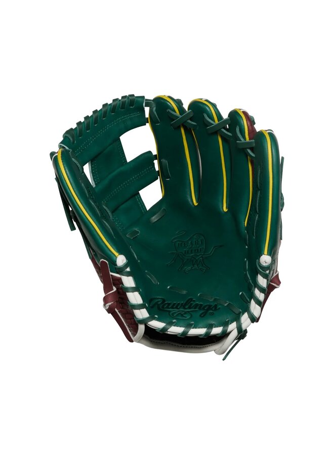 RAWLINGS  GOLD GLOVE 11.75" BASEBALL GLOVE SEPT 2025 GOTM GREEN /  BROWN