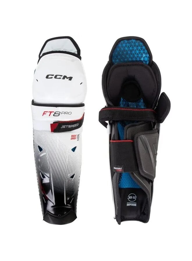 2025 CCM SG JETSPEED FT8 PRO SR SHIN PAD