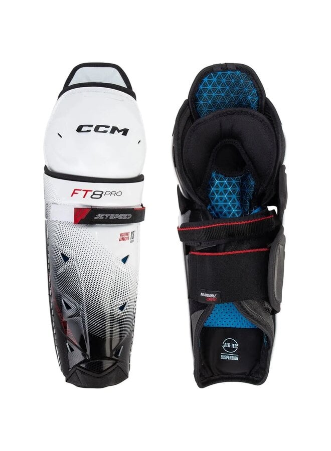 2025 CCM SG JETSPEED FT8 PRO JR SHIN PAD