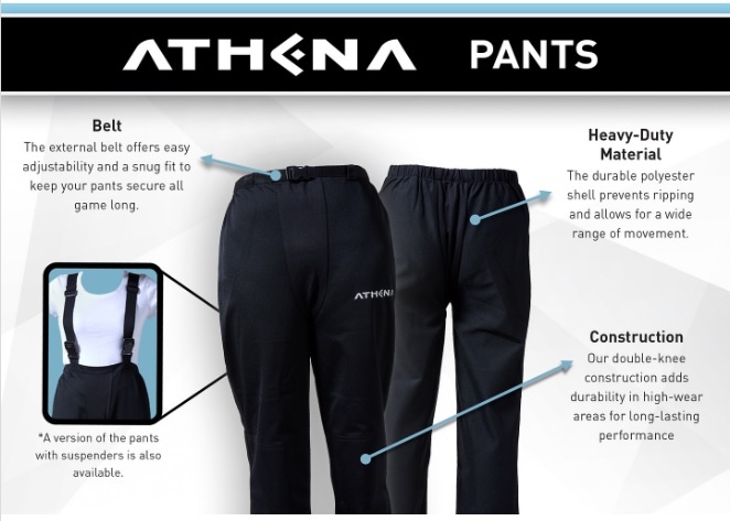 winnwell athena ringette pants canada