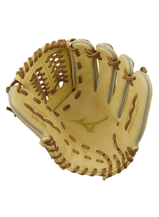 Mizuno GPS-10D Pro Select, Premium Pitcher 12" Baseball Glove Camel