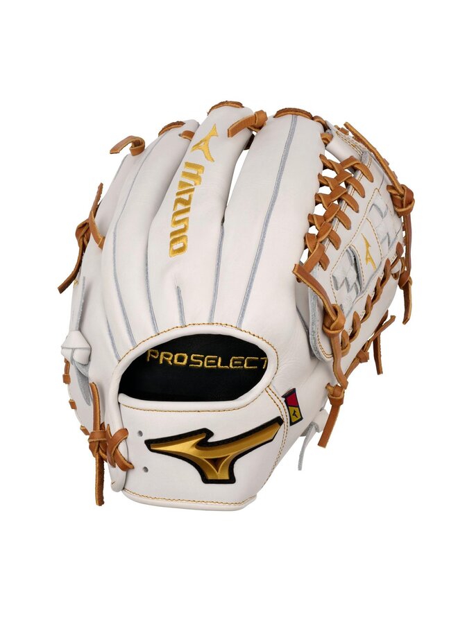 Mizuno GPSF-11D Pro Select FP, Premium Pitcher 12" Fastpitch Glove White
