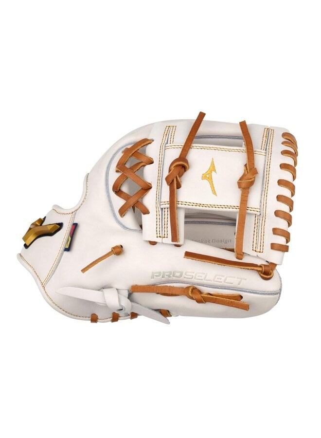 Mizuno GPSF-40R Pro Select 11.5" Fastpitch Glove White