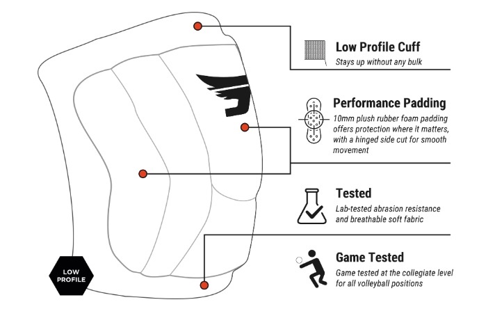 jumplete volleyball kneepads