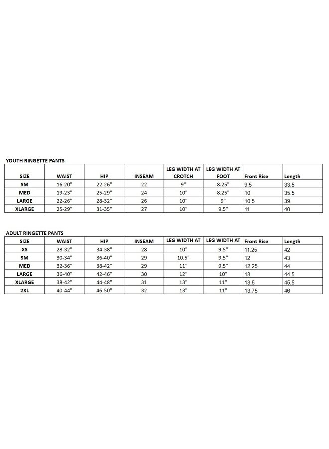 SPORTWHEELS CSW SUBLIMATED RINGETTE YTH PANT