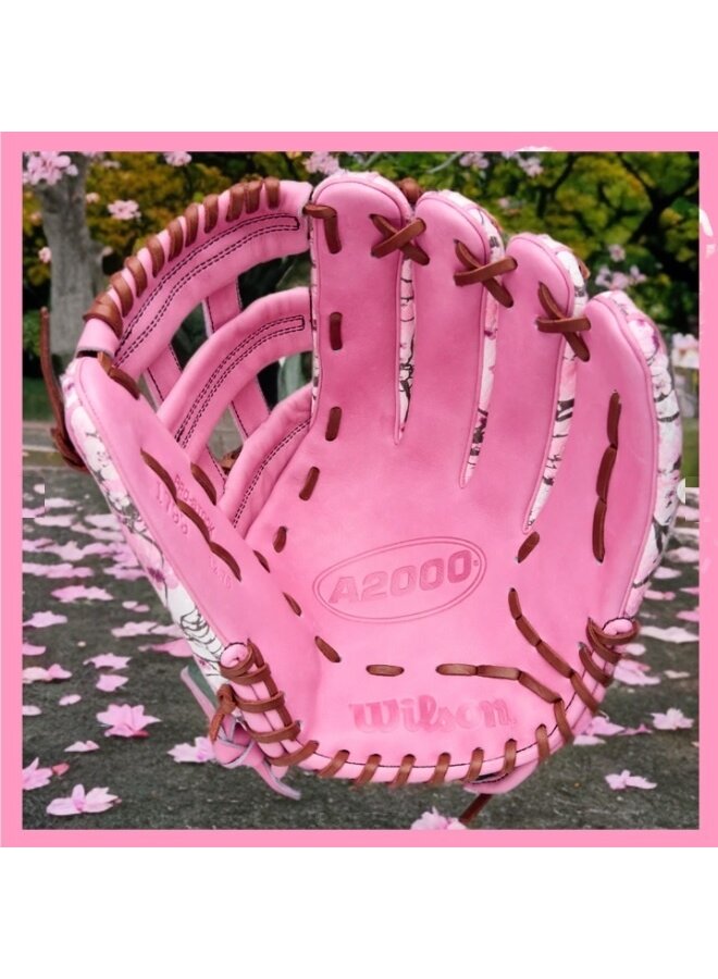 2025 WILSON A2000 MJ MELENDEZ 12.75" GLOVE GOTM SEPT PINK / CHERRY BLOSSOM