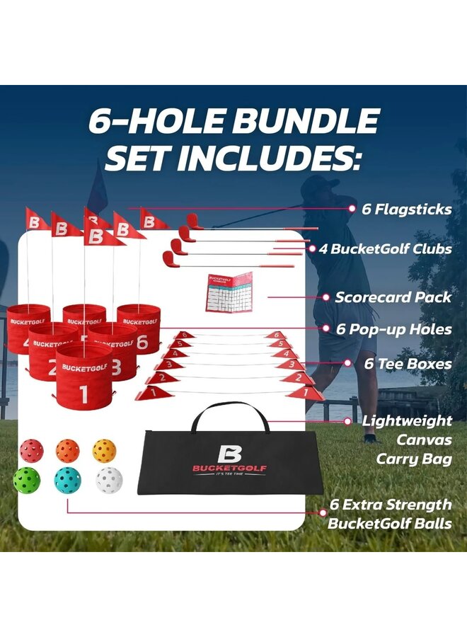 BUCKETGOLF 6 HOLE BUNDLE