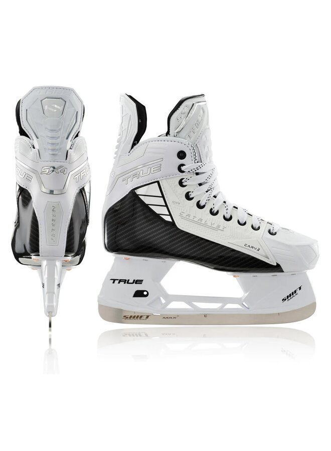 2025 TRUE SK CATALYST 5X4 HOCKEY SKATE WHITEOUT SR