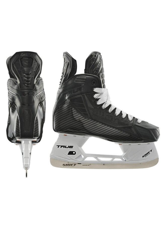 2025 TRUE SK CATALYST 5X4 HOCKEY SKATE BLACKOUT INTR