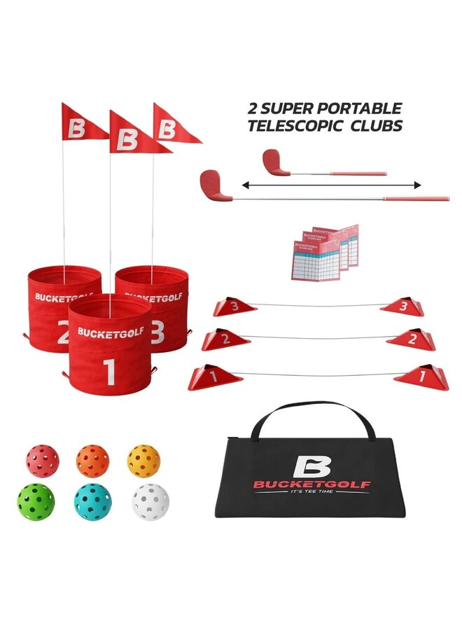 BUCKETGOLF 3 HOLE BUNDLE