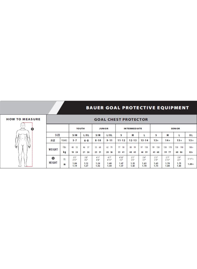 2024 BAUER PRODIGY C&A YTH S/M