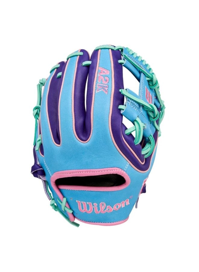 2025 WILSON A2000 A2K 1720 11.5" GLOVE GOTM OCT PURPLE / SKY BLUE
