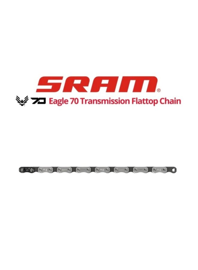 SRAM, Eagle 70 T-Type, Chain, Speed: 12, Links: 126, Silver
