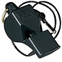 FOX 40 CLASSIC SAFETY WHISTLE WITH LANYARD BLACK