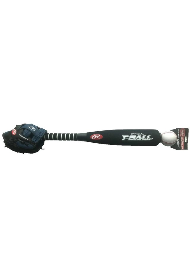 Rawlings Foam Bat With Glove Combo