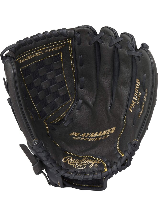 Rawlings Junior Playmaker - 12.5" Baseball Glove Black