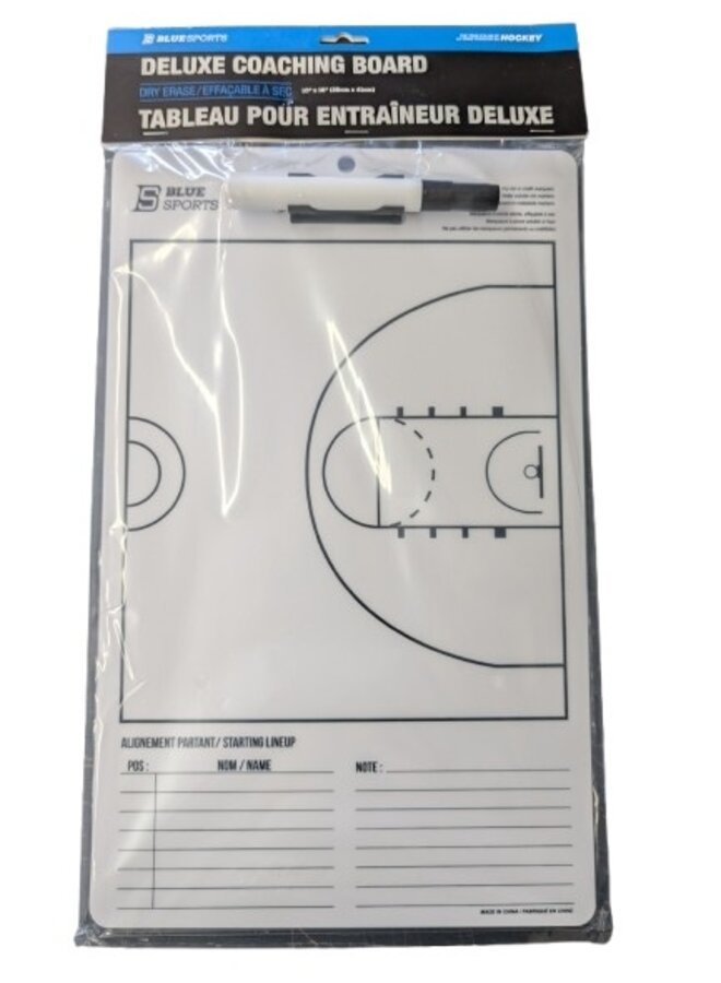 BLUE SPORTS BASKETBALL COACHING BOARD 10" X 16"
