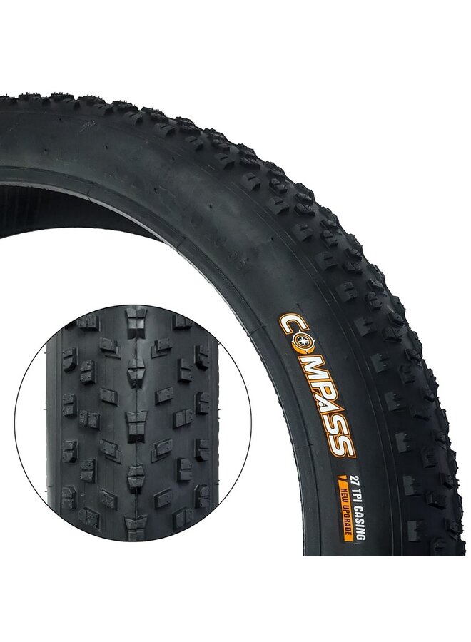 DAMCO COMPASS 24 x 4.00 FAT BIKE TIRE