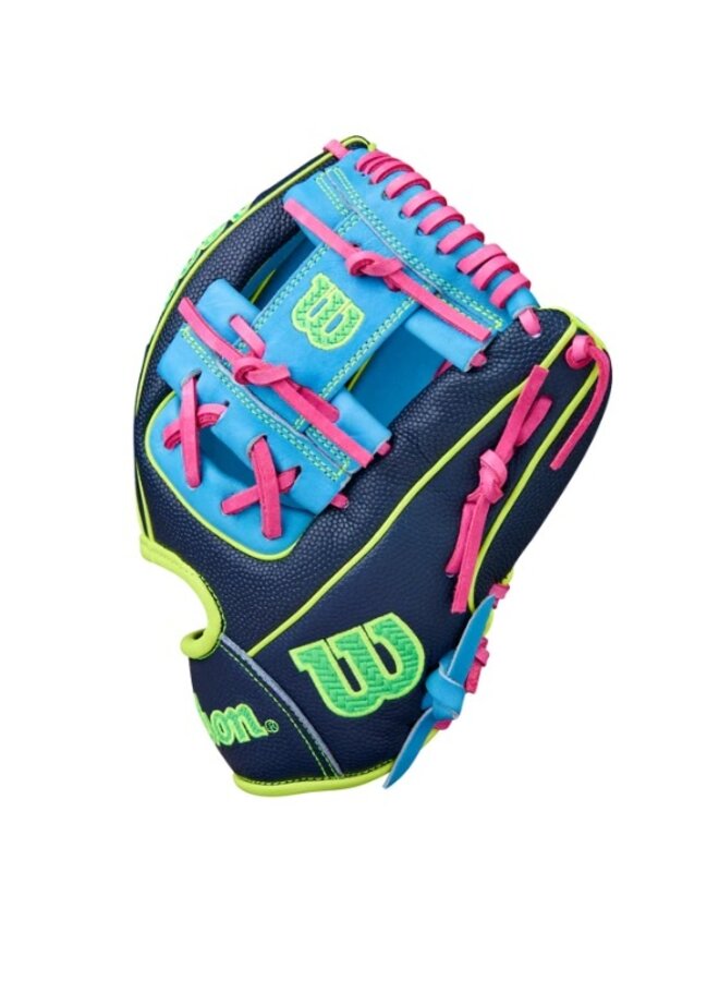 WILSON WINTER A2000 1786SS 11.5" BLUE / SKY BLUE OP BASEBALL GLOVE