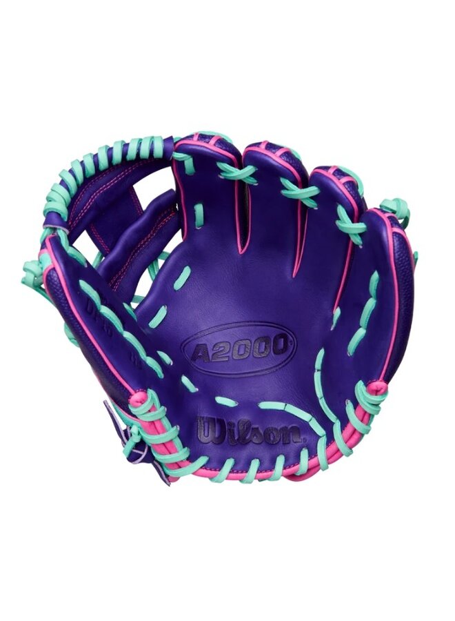 WILSON WINTER A2000 DP15SS 11.5" PURPLE / SEAFOAM BASEBALL GLOVE