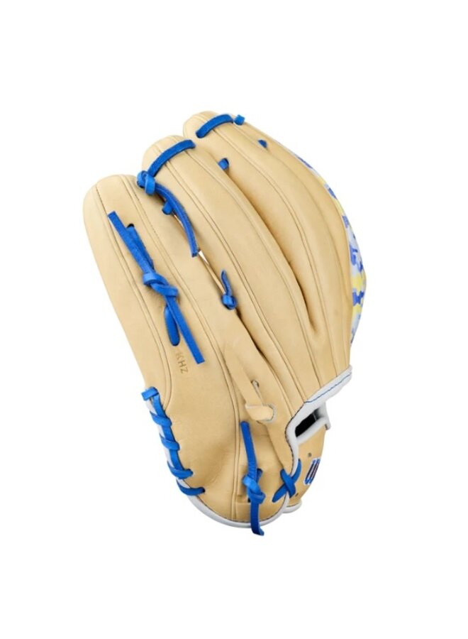 WILSON WINTER A2000 BOBBY WITT JR 11.75" BLONDE / ROYAL / WHITE BASEBALL GLOVE