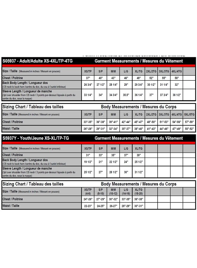 Halifax Hurricanes Poylester Long Sleeve - Shore s5937y - YTH